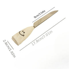 Kids Stainless Steel Fork & Spoon w/ Ceramic Handle Tableware