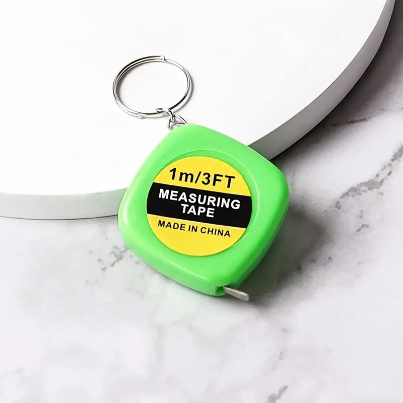 Mini Retractable Keychain Tape Measure - Ideal for Backpacks & On the Go