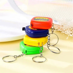 Mini Retractable Keychain Tape Measure - Ideal for Backpacks & On the Go