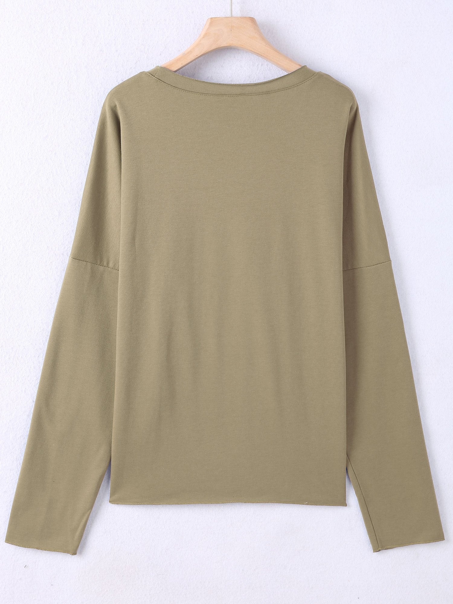Christmas Elk Print Sweatshirt Crew Neck Long Sleeve Casual Women's Clothing