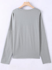 Christmas Tree Print Sweatshirt Crew Neck Women's Clothing
