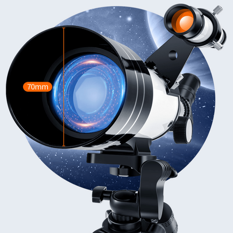 150x Professional Astronomical Telescope 70MM Eyepiece