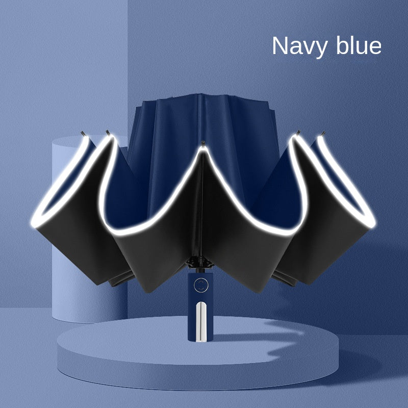 Vinyl Sun Umbrella Automatic Sunscreen UV Protection Sunshade Umbrella