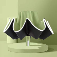 Vinyl Sun Umbrella Automatic Sunscreen UV Protection Sunshade Umbrella