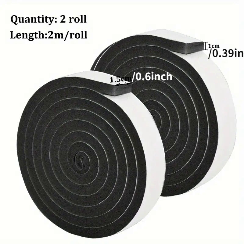 Grey Insulation Tape 2M1 - Weather Stripping Draught Exclude