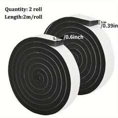 Grey Insulation Tape 2M1 - Weather Stripping Draught Exclude