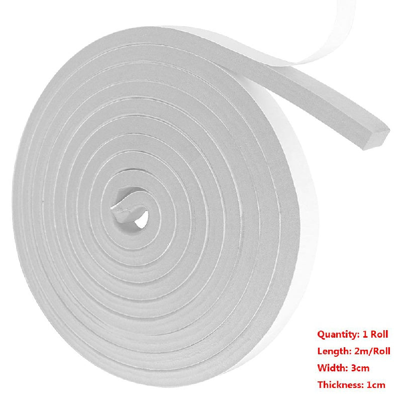 Grey Insulation Tape 2M1 - Weather Stripping Draught Exclude