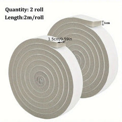 Grey Insulation Tape 2M1 - Weather Stripping Draught Exclude