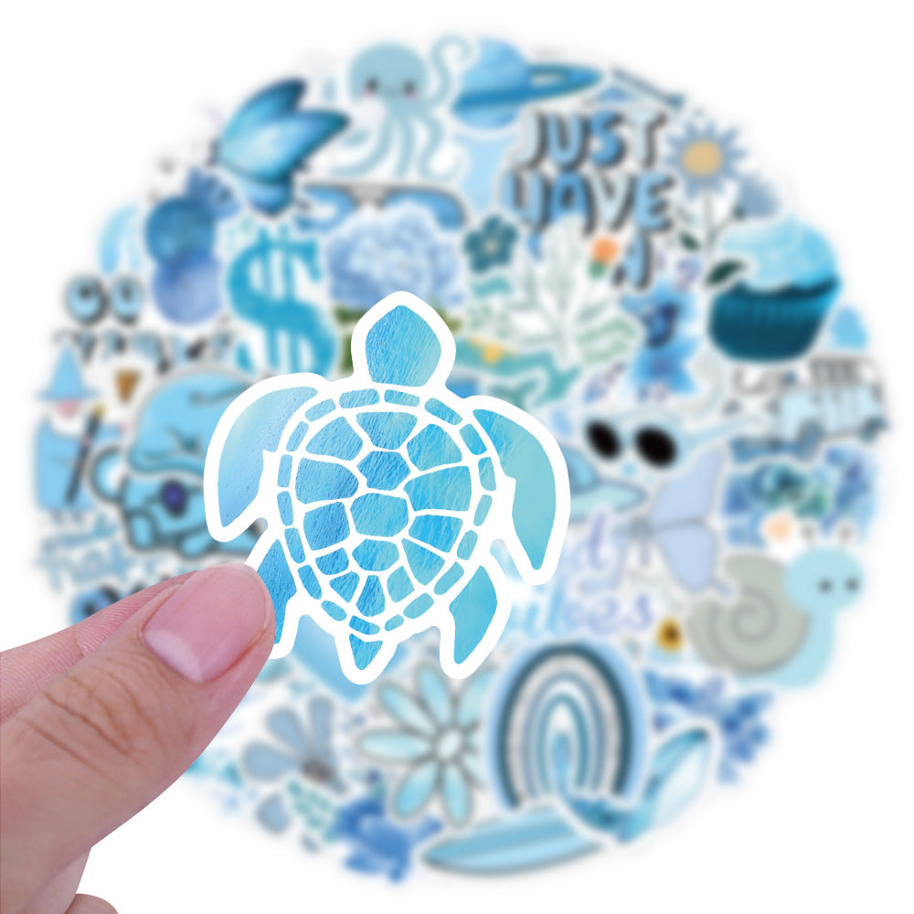 60pcs Doodle Aesthetics Waterproof Stickers Pack For Adults
