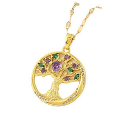 Girl's Celtic Tree Of Life Pendant Necklace - Birthday Gift