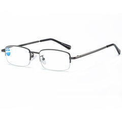 Metal Frame Light Block Lens Reading Glasses 1.0-4.0 Unisex