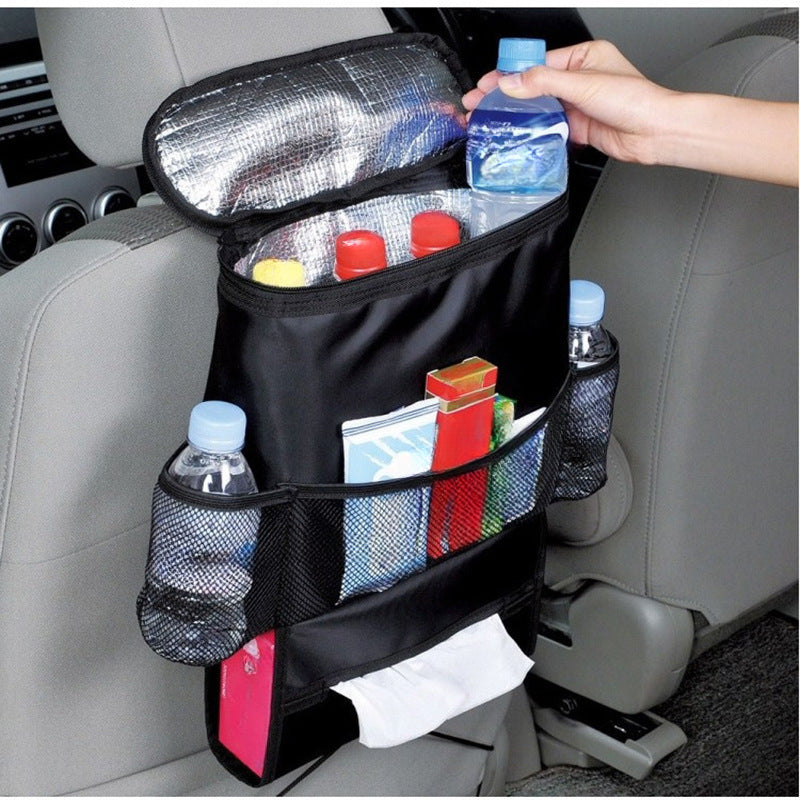 Car Seat Storage Bag Ice Pack Insulation Seat Back Bag