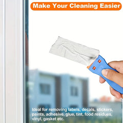 11pcs Plastic Razor Blade Scrapers with 10PCS Blades