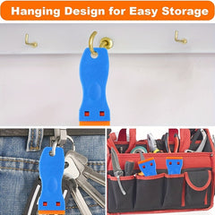 11pcs Plastic Razor Blade Scrapers with 10PCS Blades