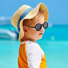 Girl's Round Polarized Sunglasses UV400 Protection