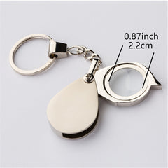 30X Portable Folding Pocket Magnifier for Reading & Jewelry