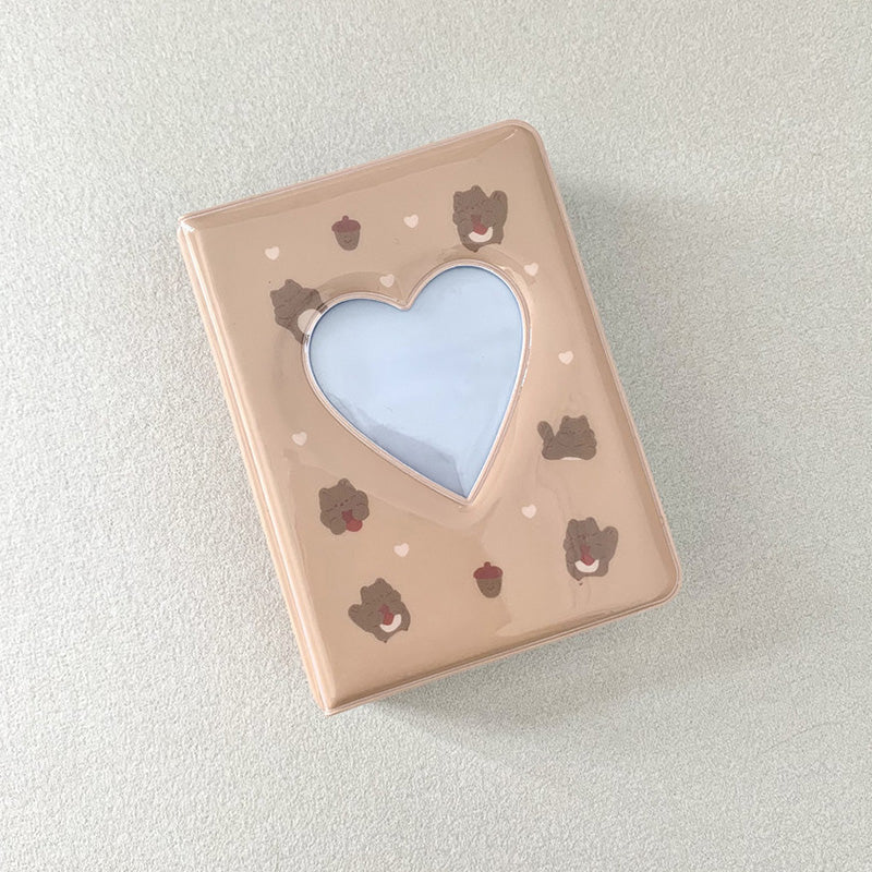 Cartoon Bear Photo Album 7 62 Cm Photocard Holder Kpop Idols Cards Collect Book