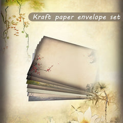 12pcs Vintage Stationery Set with Paper & Envelopes
