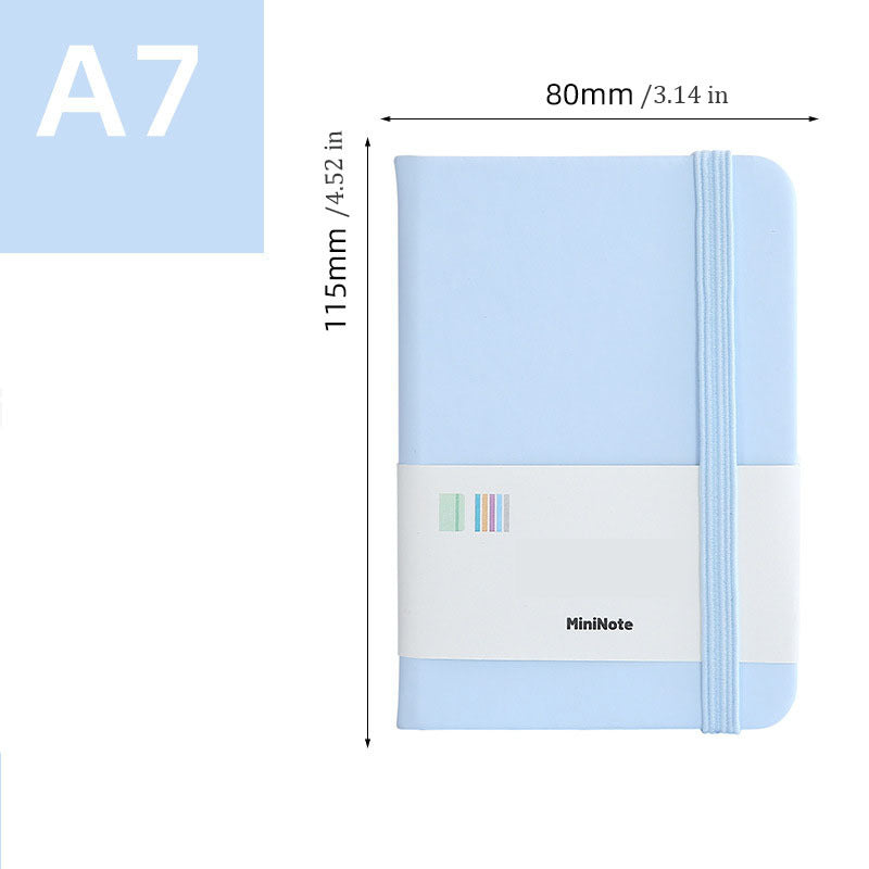 A7 Lined Ruled Journal Hardcover 100 Sheets 200 Pages