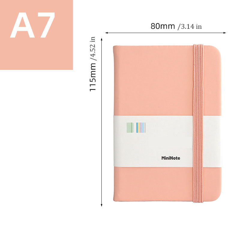 A7 Lined Ruled Journal Hardcover 100 Sheets 200 Pages