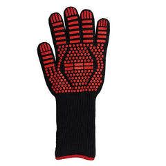 1pc BBQ Gloves High Temp Resistance 500-800 Degrees Fireproof Cooking Gloves