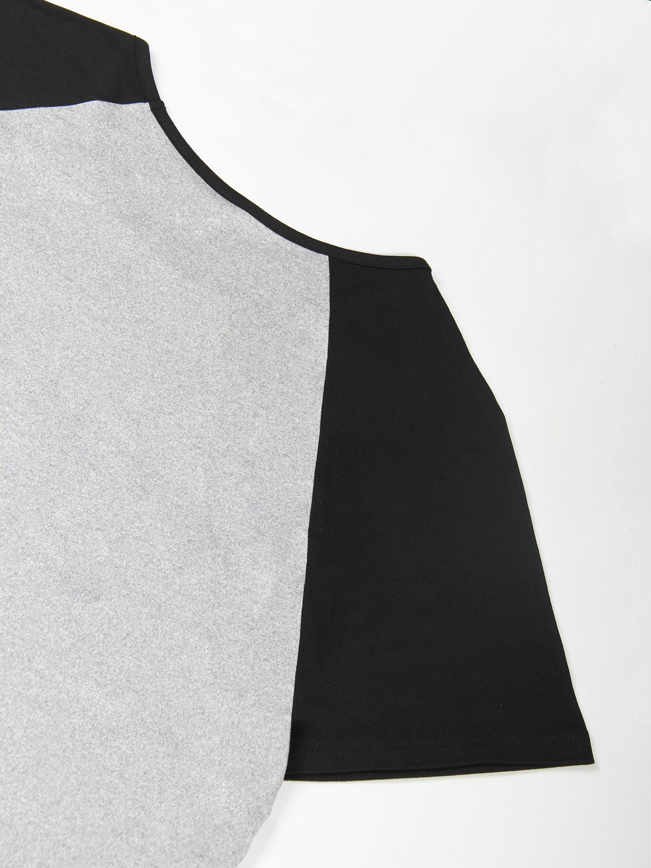  Slogan Print Raglan Sleeve Tee Sleep Dress