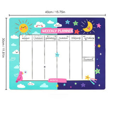 A3 Magnetic Monthly Calendar Schedule Soft Board