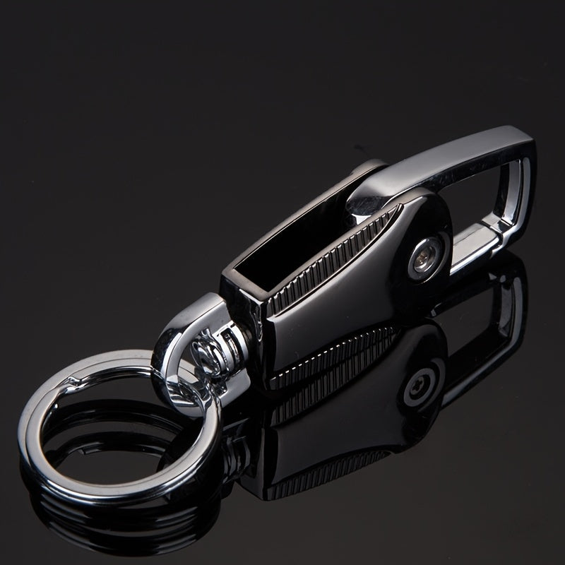 Stainless Steel Car Key Chain Men Women Waist Hanging Key Ring