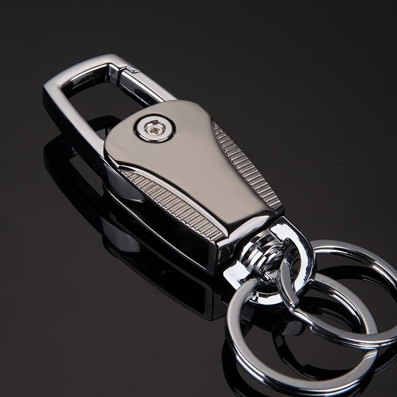 Stainless Steel Car Key Chain Men Women Waist Hanging Key Ring