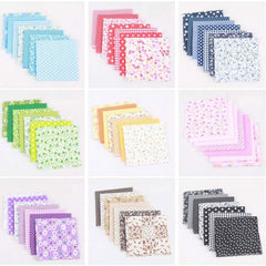 56pcs 9.8x9.8 Floral Printed Cotton Squares for Quilting DIY Craft Scrapbooking