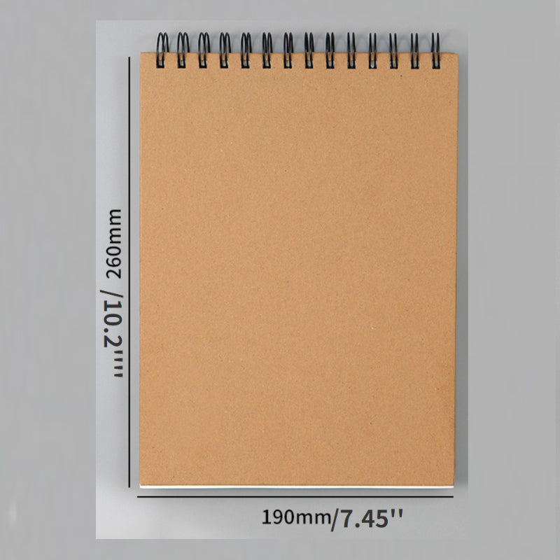 16k Watercolor Book Student Sketch Painting Book Hard Shell Coil Sketch Book