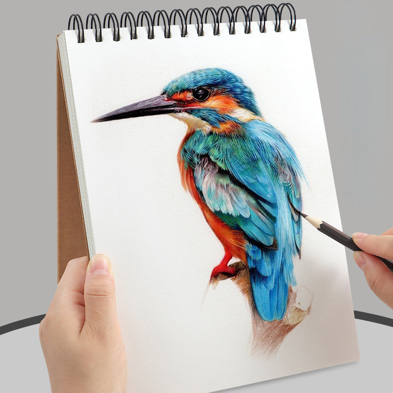 16k Watercolor Book Student Sketch Painting Book Hard Shell Coil Sketch Book