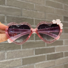 Girl's Heart Sunglasses UV Protection For Outdoor Activities