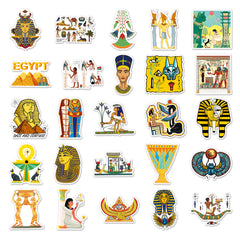 50pcs Mysterious Egypt Cartoon Stickers Decorative DIY Creative Toys