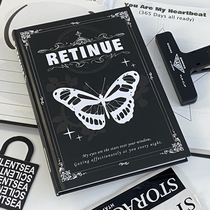 Retro Wind Notebook Hardcover Student Account Book