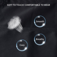 Waterproof Front Tie Cooking Apron 3 Pocket Waist Apron for Men Women