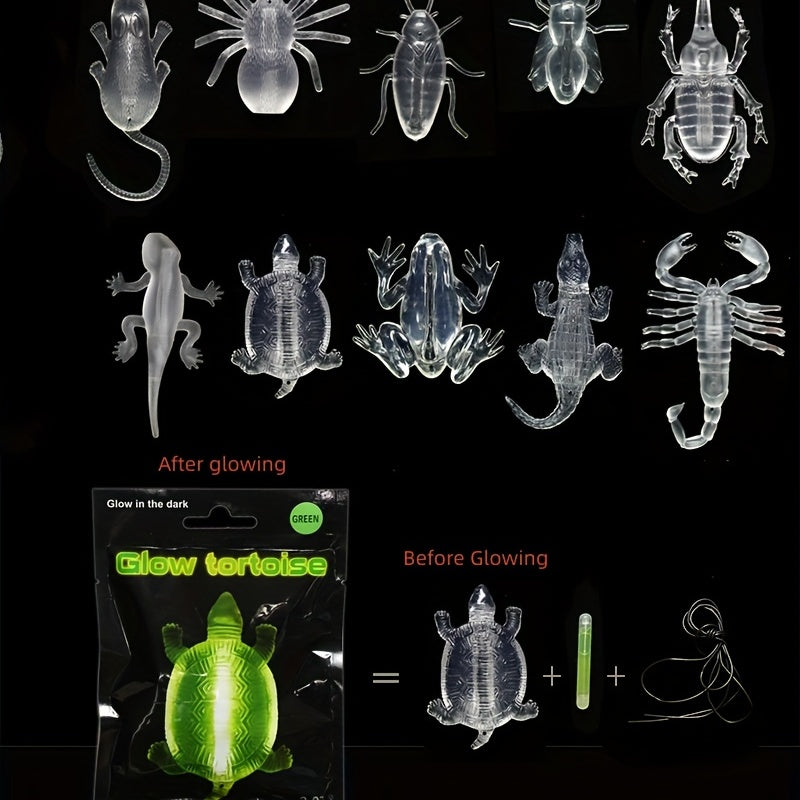 Fluorescent Bug Halloween Toys - Glowing In The Dark - Halloween Prank Toys