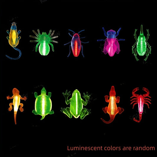 Fluorescent Bug Halloween Toys - Glowing In The Dark - Halloween Prank Toys