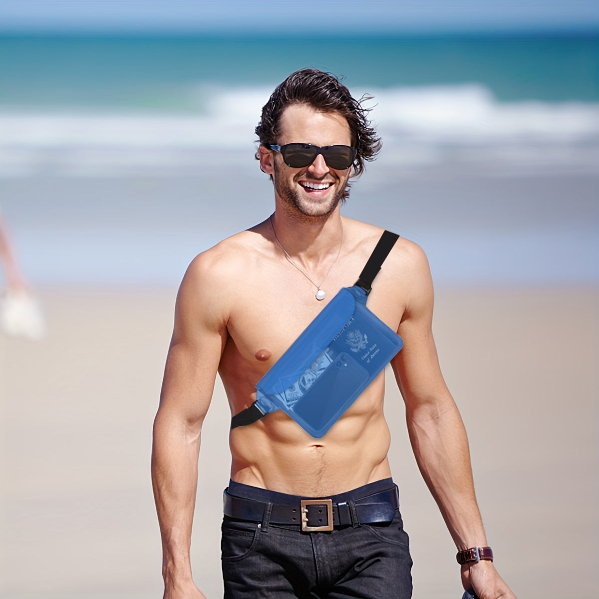 Waterproof Pouch Bag with Waist Strap for Water Activities
