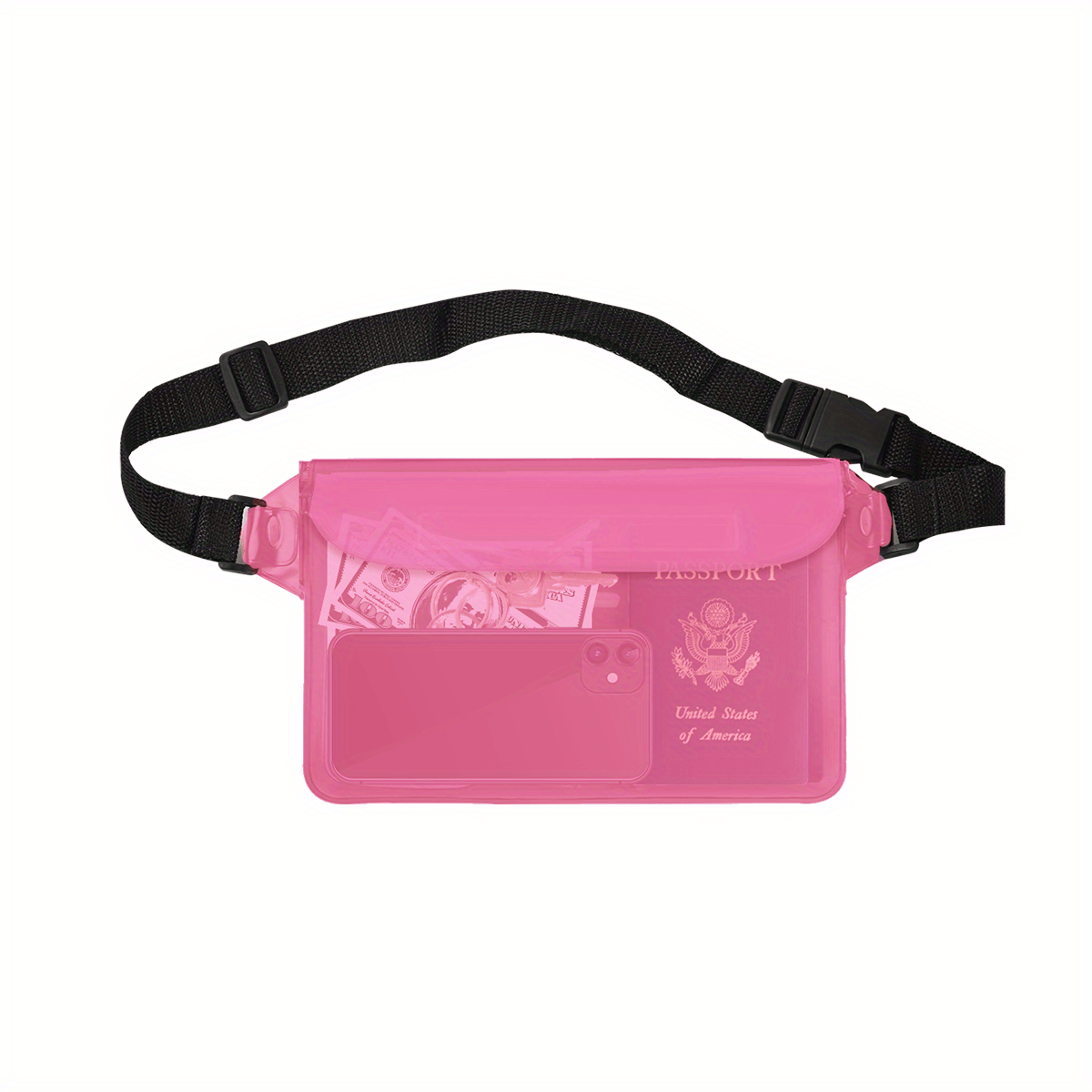 Waterproof Pouch Bag with Waist Strap for Water Activities