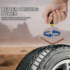 Tubeless Tyre Puncture Repair Kit Tool Set for Car Motorcycle Bike