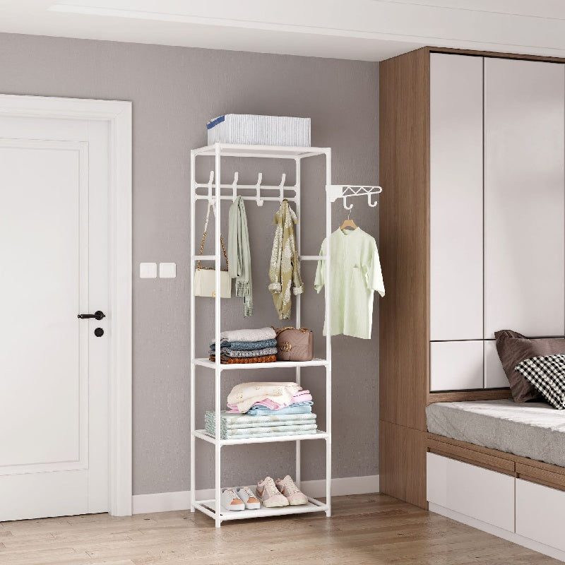 Modern Coat Rack Floor Hanger Hanging Clothes Rack Storage