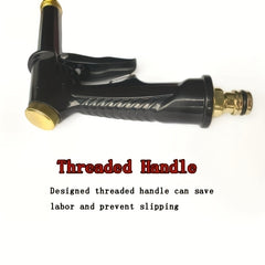 Metal Water Gun Nozzle High Pressure Sprayer Brass Nozzle Rotating