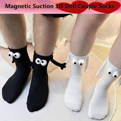Cute Magnetic Couple Socks Set - Funny Sweat Absorbing Design