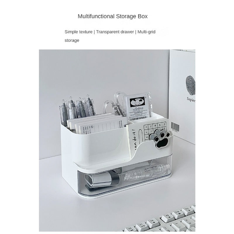 Desk Division Storage Box Student Dormitory Sundry Organizer Box Large Capacity