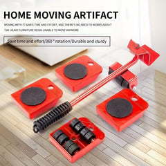 5pcs Moving Tool Set - Easy Moving for Household and Heavy Objects