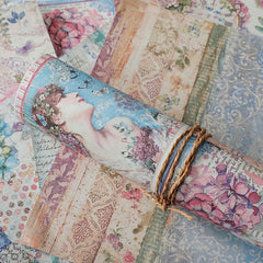 15pcs Large Hydrangea Paper Flowers Journal Background DIY Gift