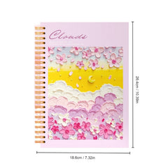 High-Appearance 16K Coil Notebook with Painting Cover
