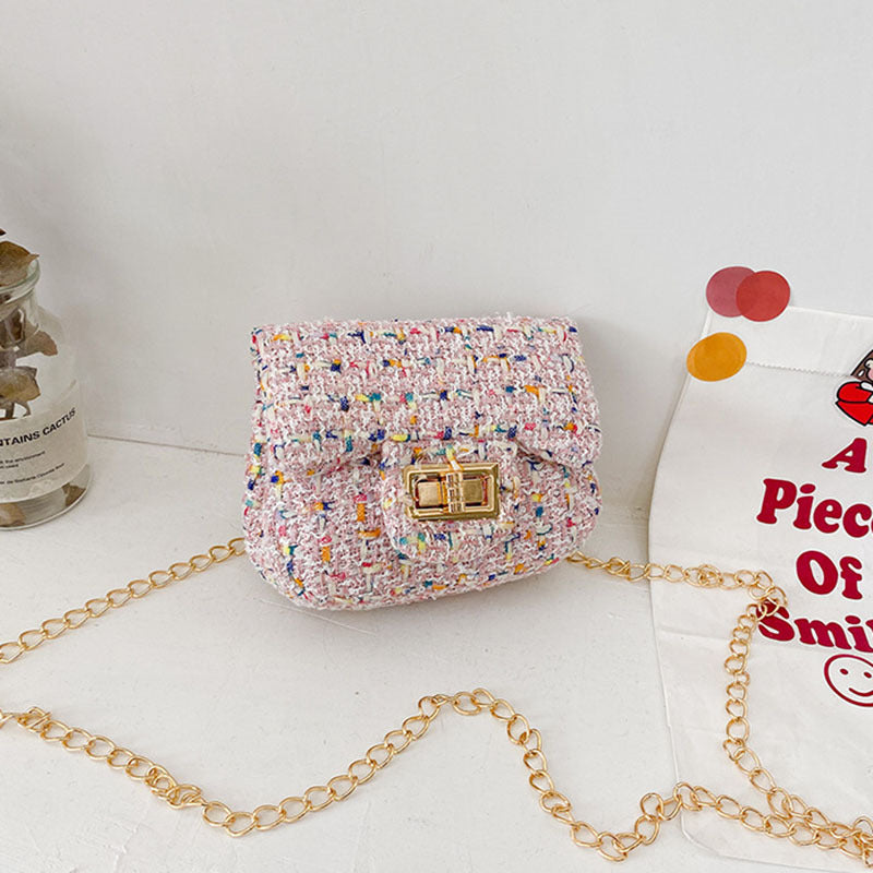 Kids Small Bag Princess Shoulder Bag Baby Small Fragrance Change Accessories Bag