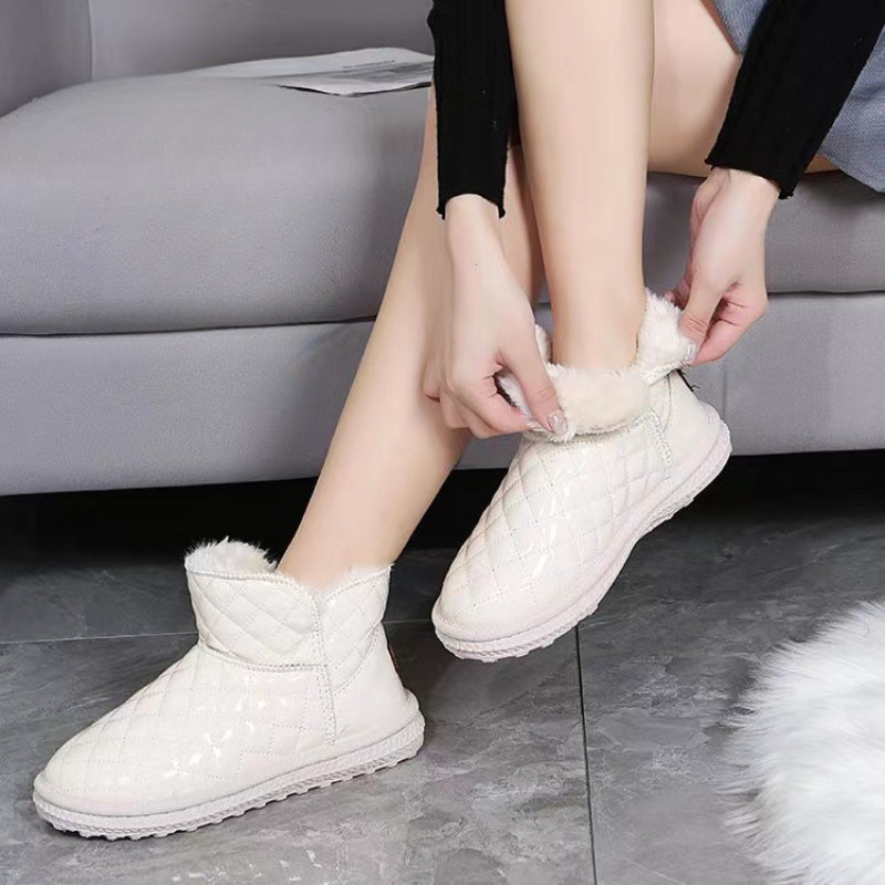 Women's Warm Snow Boots Thick Bottom Soft Comfortable Short Boots